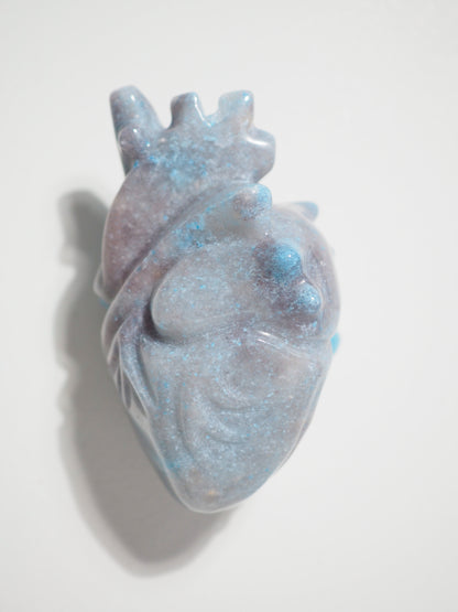 Trolleit Menschliches Herz . Trollite Human Heart  9cm -  Hand Carved