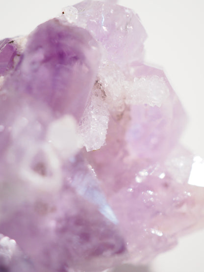 Glitzernder Amethyst mit Calcit . Sparkly Amethyst with Calcite [99] - aus Brasilien RARE