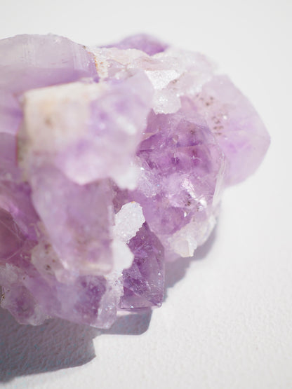 Glitzernder Amethyst mit Calcit . Sparkly Amethyst with Calcite [99] - aus Brasilien RARE