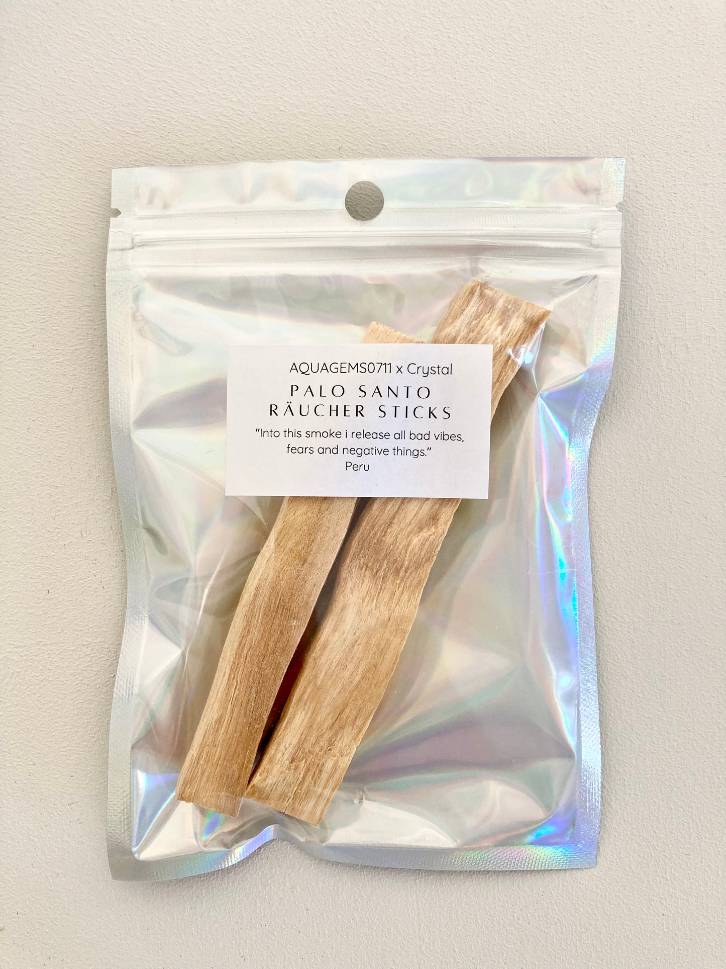 Palo Santo Heiliges Holz Räucher Stick [ 2 Stück ] - aus Peru